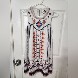 Anthropologie Embroidered Boho Dress, size 4P